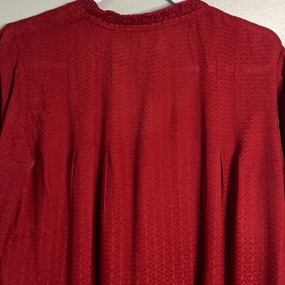 Soft Surroundings Margate Top In Sun-Dried Tomato Size M - Picture 5 of 5